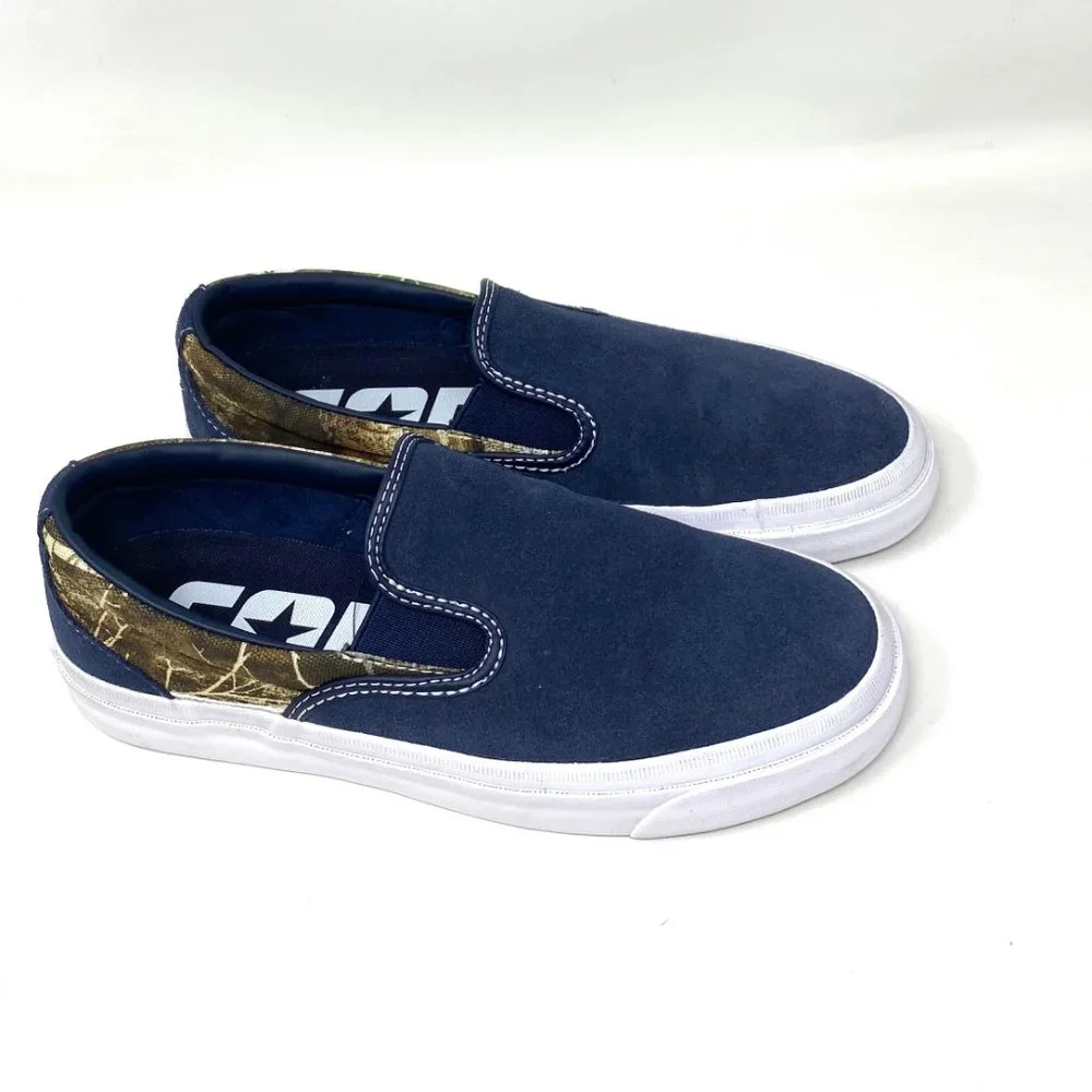 💖MEGA SALE💖CONVERSE Women's ONE STAR CC SLIP Obsidian Blue Canvas 168666C